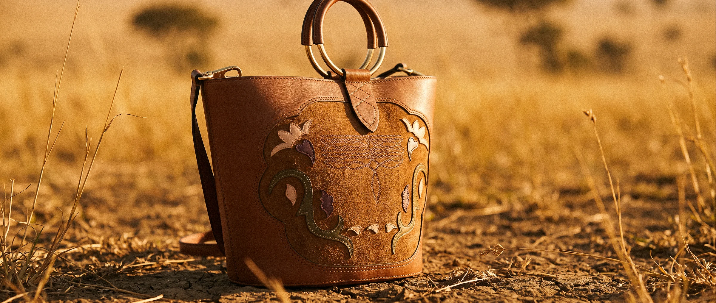 Farm Rio / Leather Bag